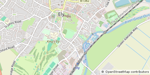 Map of ELY, Cambridgeshire
