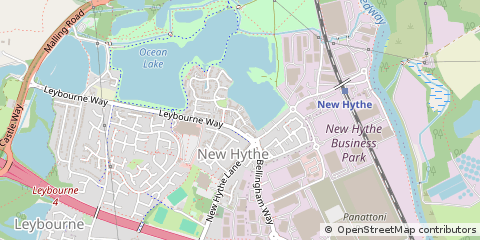 Map of Aylesford