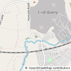 Map of Croft, Leicestershire