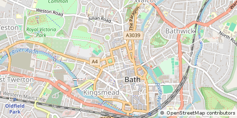 Map of Bath