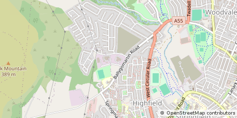 Map of Belfast