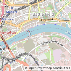 Map of Gateshead, Tyne and Wear