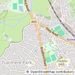 Map of Leeds, West Yorkshire