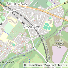 Map of Southampton, Hampshire