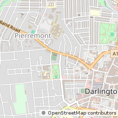 Map of Darlington, Durham