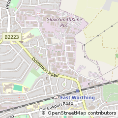 Map of Worthing