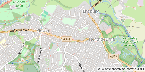 Map of Bournemouth