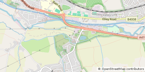 Map of Stonehouse, Gloucestershire