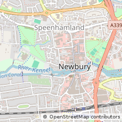 Map of Newbury, Berkshire
