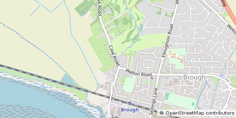 Map of Brough, East Riding of Yorkshire
