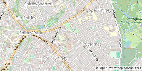 Map of Southampton