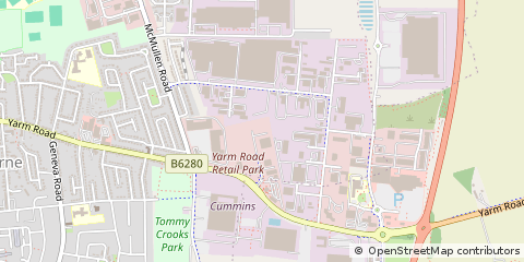 Map of Darlington