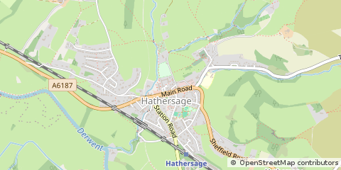 Map of Wolverhampton, Derbyshire