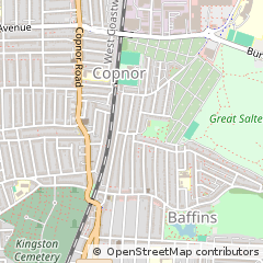 Map of Portsmouth, Hants