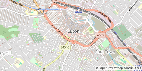 Map of Luton