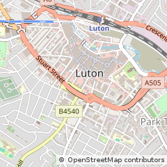 Map of Luton