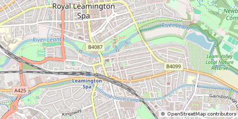 Map of Leamington SPA