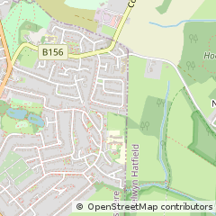 Map of Potters BAR, Hertfordshire