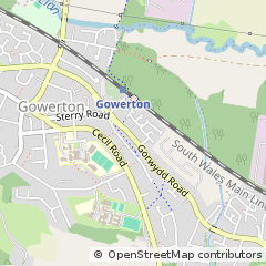 Map of Swansea