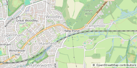 Map of Romsey, Hampshire