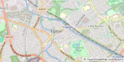 Map of Tipton