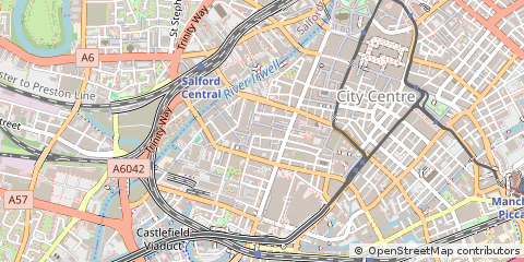 Map of Manchester, Greater Manchester