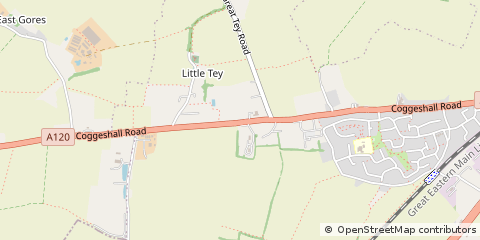 Map of Colchester, Essex