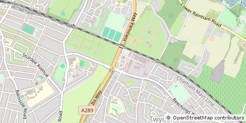 Map of Gillingham