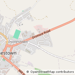 Map of Enniskillen, County Fermanagh