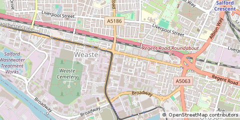 Map of Salford