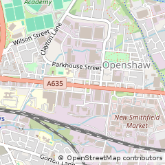 Map of Manchester