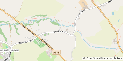 Map of Sandbach