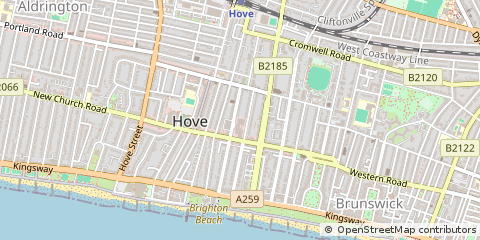 Map of Hove