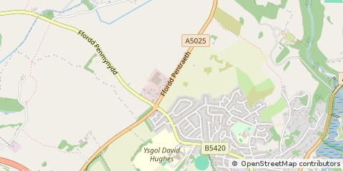 Map of Anglesey