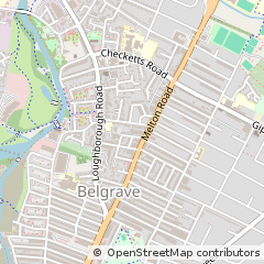 Map of Leicester
