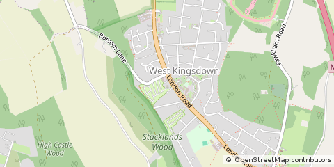 Map of Sevenoaks