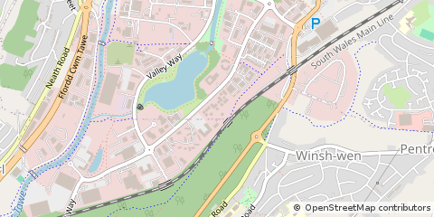 Map of Swansea