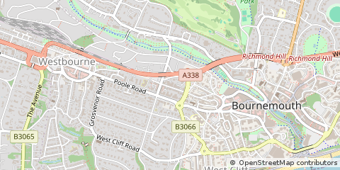 Map of Bournemouth