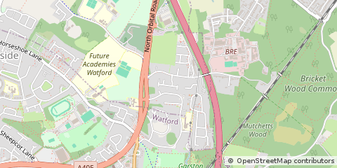 Map of Hertfordshire