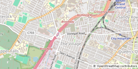 Map of Belfast