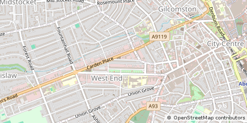 Map of Aberdeen
