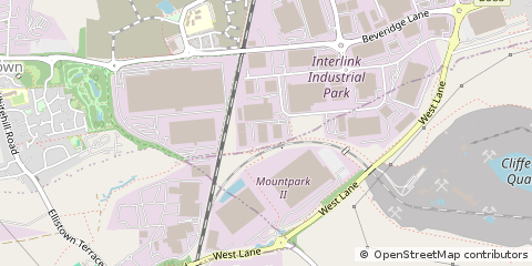 Map of Coalville, Leicestershire