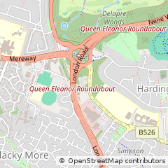 Map of Northampton