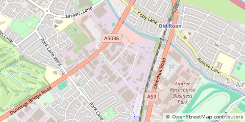 Map of Liverpool, Merseyside