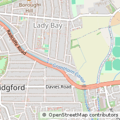 Map of Nottingham, Nottinghamshire