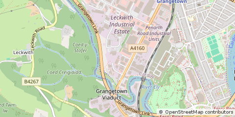 Map of Cardiff
