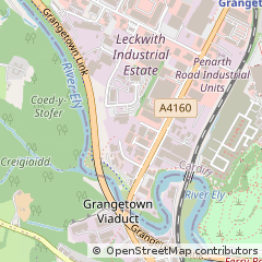 Map of Cardiff