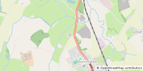 Map of Shrewsbury, Shropshire