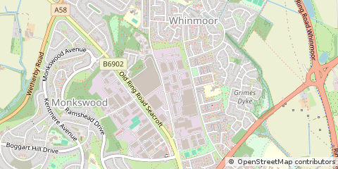 Map of Leeds