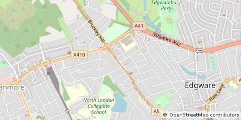 Map of Edgware